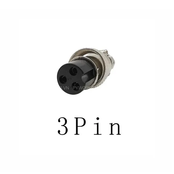 GX16-3P-C Đầu Nối Tròn Cái 3 Chân - JACK nối GX16