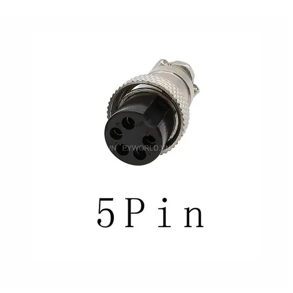 GX16-5P-C Đầu Nối Tròn Cái 5 Chân - JACK nối GX16