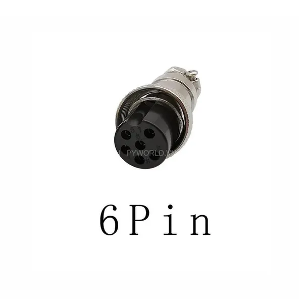 GX16-6P-C Đầu Nối Tròn Cái 6 Chân - JACK nối GX16
