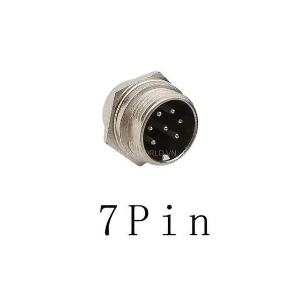GX16-7P-D Đầu Nối Tròn Đực 7 Chân - JACK nối GX16