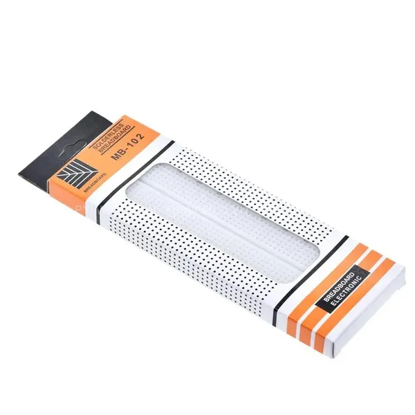 Breadboard MB-102 830 lỗ 165x55x10mm được sử dụng để gắn các module hoặc linh kiện điện tử