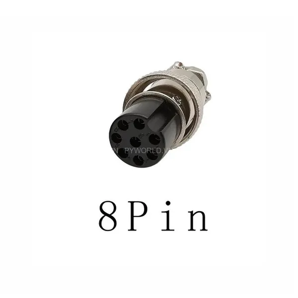 GX16-8P-C Đầu Nối Tròn Cái 8 Chân - JACK nối GX16