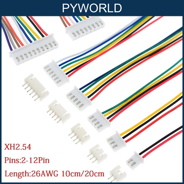 [COMBO 10] Bộ Dây Kết Nối JST XH2.54mm loại 2 Pin