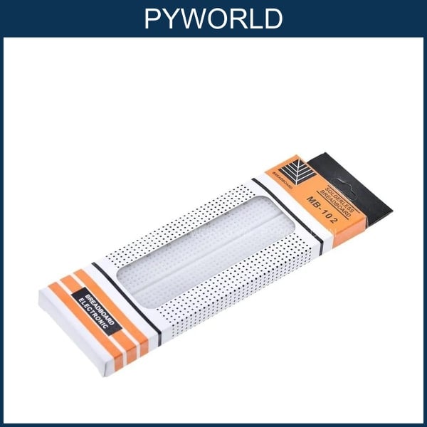 Breadboard MB-102 830 lỗ 165x55x10mm được sử dụng để gắn các module hoặc linh kiện điện tử