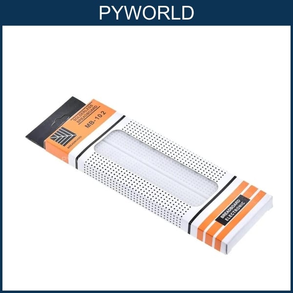 Breadboard MB-102 830 lỗ 165x55x10mm được sử dụng để gắn các module hoặc linh kiện điện tử