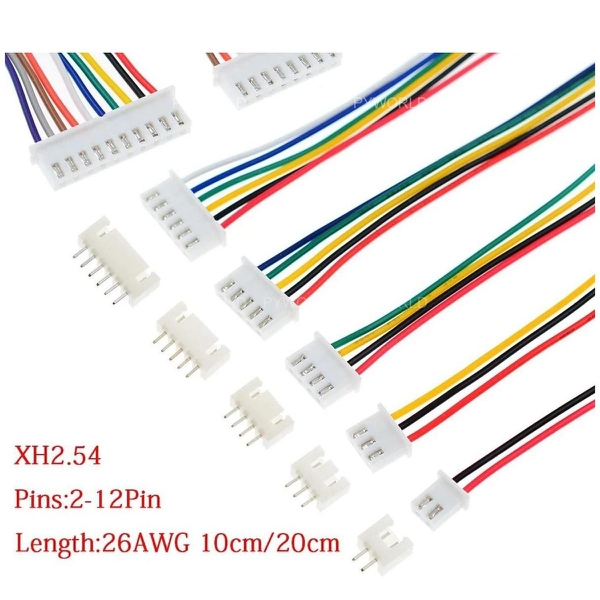JST XH2.54mm loại 7 Pin - [COMBO 10] Bộ Dây Kết Nối JST XH2.54mm loại 7 Pin – Giải Pháp Kết Nối Nhanh, An Toàn Cho Dự Án DIY