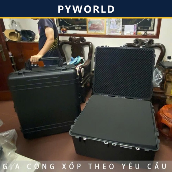 Vali A:250x200x76 Vali chuyên dụng chống sốc, chống va đập cho dụng cụ, thiết bị đo lường
