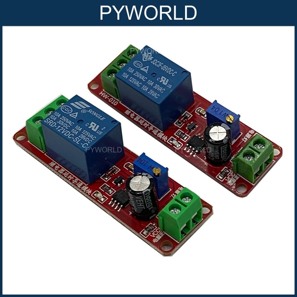 Mạch tạo trễ IC555 loại 5/12 V - Module Relay tạo trễ đóng ngắt thiết bị