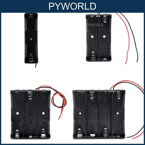 Khay pin 18650 – Nhiều loại 1S / 2S / 3S / 4S – Có dây / không dây / loại hàn PCB
