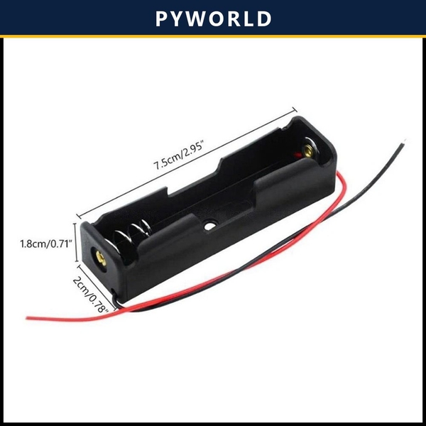 Khay pin 18650 – Nhiều loại 1S / 2S / 3S / 4S – Có dây / không dây / loại hàn PCB