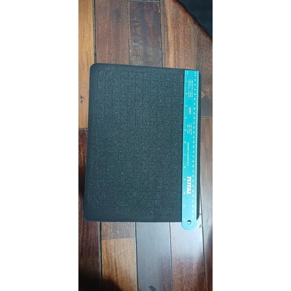 Xốp chống sốc 31x23x4.3 cm, Xốp cắt sẵn ô li, Xốp đen chèn thiết bị