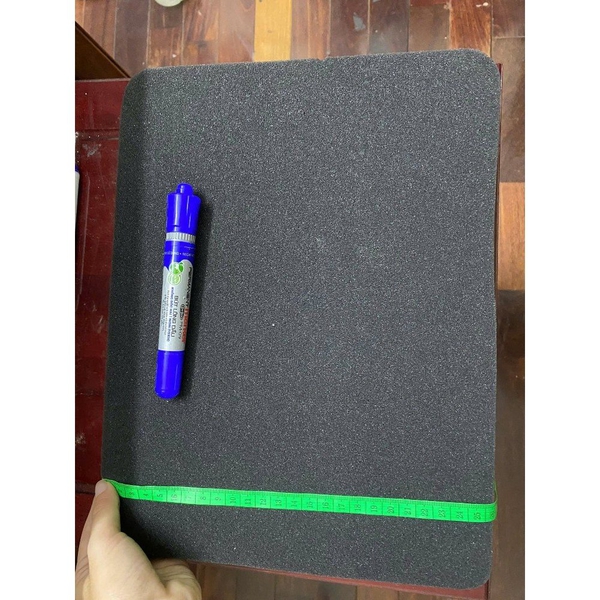 Xốp chống sốc 33x25x6 cm, Xốp cắt sẵn ô li, Xốp đen chèn thiết bị