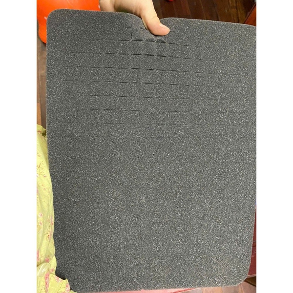 Xốp chống sốc 33x25x6 cm, Xốp cắt sẵn ô li, Xốp đen chèn thiết bị