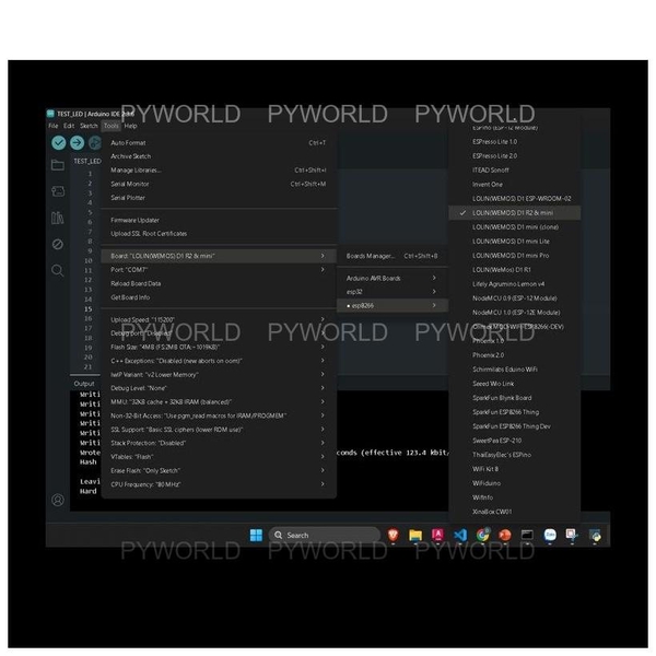 Wemos D1 R2 – Board WiFi ESP8266 chuẩn Arduino UNO
