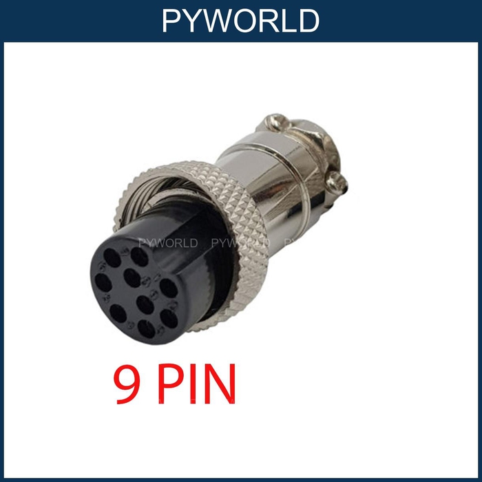 GX16-9P-C Đầu Nối Tròn Cái 9 Chân - JACK nối GX16