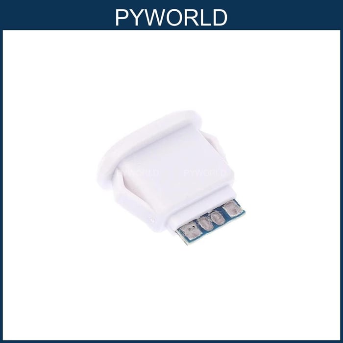 Jack nguồn type C, 4 Pin, màu trắng, dạng OVAL, không dây