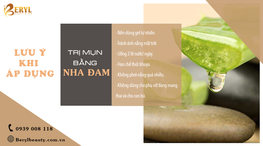Những lưu ý khi bạn trị thâm mụn bằng nha đam Những lưu ý khi bạn trị thâm mụn bằng nha đam
