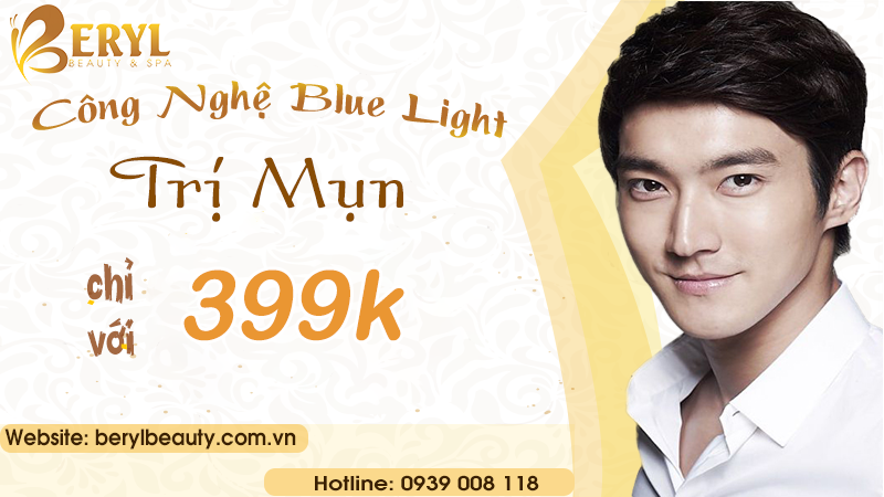 Điều trị mụn cho nam bằng Công Nghệ Blue Light tại Beryl Beauty Điều trị mụn cho nam bằng Công Nghệ Blue Light tại Beryl Beauty