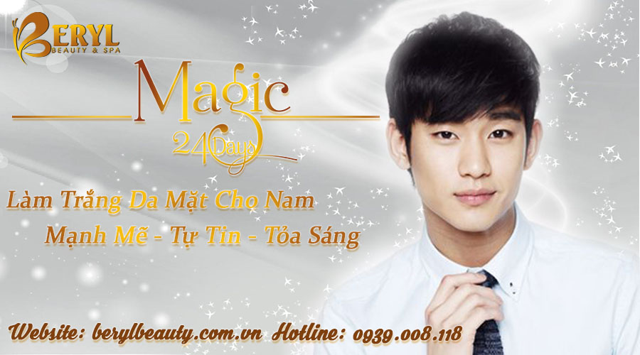LÀM TRẮNG DA MẶT CHO NAM BẰNG CÔNG NGHỆ MAGIC SKIN ĐỘC QUYỀN TẠI BERYL BEAUTY & SPA LÀM TRẮNG DA MẶT CHO NAM BẰNG CÔNG NGHỆ MAGIC SKIN ĐỘC QUYỀN TẠI BERYL BEAUTY & SPA