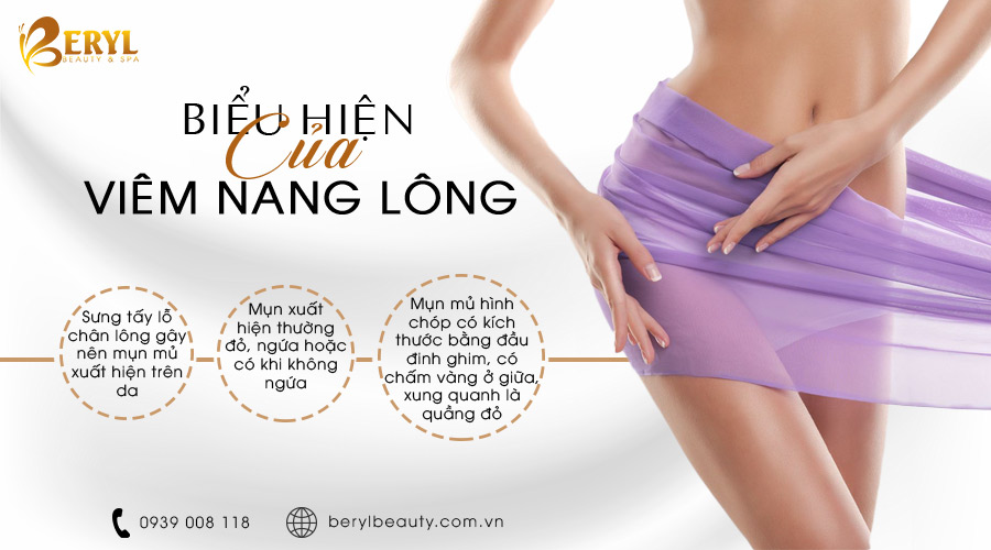 Những biểu hiện của viêm nang lông mà bạn cần phải biết Những biểu hiện của viêm nang lông mà bạn cần phải biết