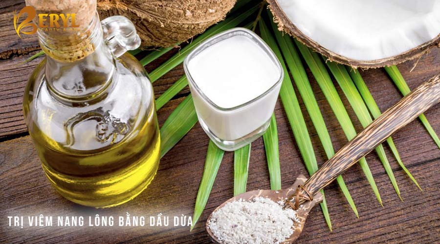 Dầu dừa ngăn ngừa sự hình thành các tác nhân gây hại bên trong nang lông Dầu dừa ngăn ngừa sự hình thành các tác nhân gây hại bên trong nang lông