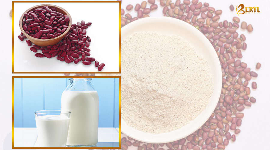 Tắm trắng bằng bột đậu đỏ và sữa tươi Tắm trắng bằng bột đậu đỏ và sữa tươi