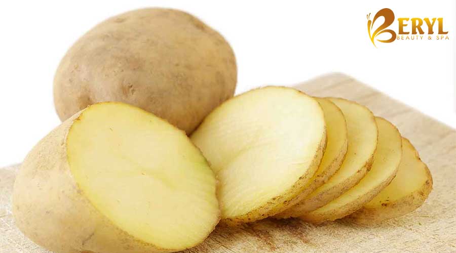 Khoai tây trị nám chân sâu rất hiệu quả Khoai tây trị nám chân sâu rất hiệu quả