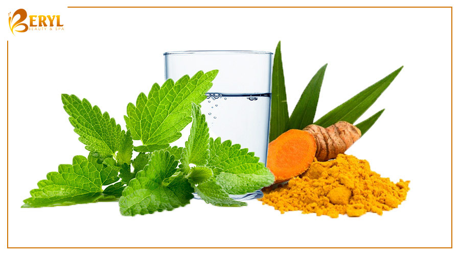 Nghệ và bạc hà là loại mặt nạ làm trắng da tự nhiên không bắt nắng Nghệ và bạc hà là loại mặt nạ làm trắng da tự nhiên không bắt nắng