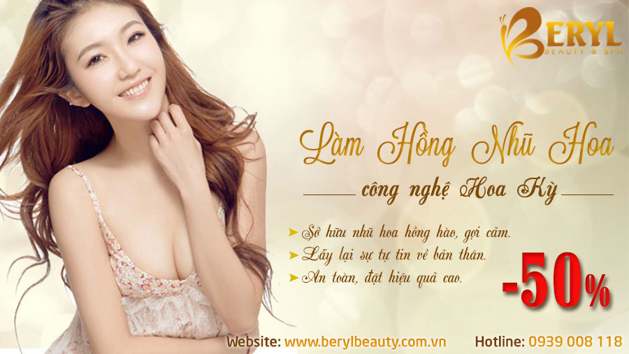 Làm hồng nhũ hoa bằng công nghệ Peeling Hoa Kỳ tại Beryl Beauty & Spa Làm hồng nhũ hoa bằng công nghệ Peeling Hoa Kỳ tại Beryl Beauty & Spa