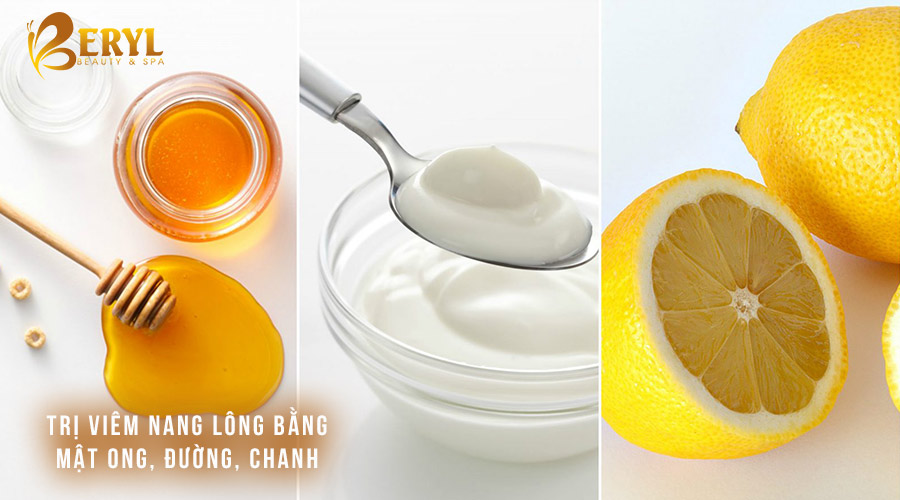 Trị viêm nang lông bằng hỗn hợp mật ong, chanh và đường Trị viêm nang lông bằng hỗn hợp mật ong, chanh và đường