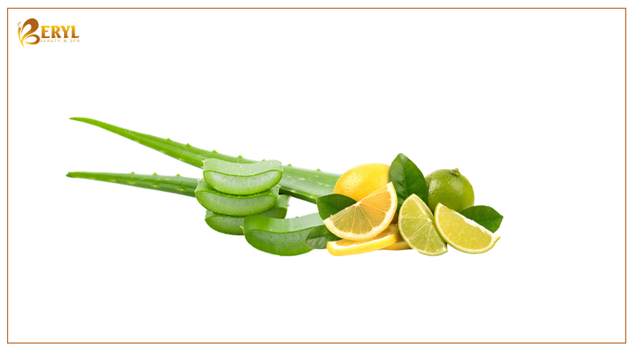 Nha đam và chanh là bộ đôi trị mụn thâm an toàn, hiệu quả Nha đam và chanh là bộ đôi trị mụn thâm an toàn, hiệu quả