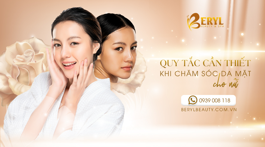 Những quy tắc cần thiết khi chăm sóc da mặt hàng ngày cho nữ Những quy tắc cần thiết khi chăm sóc da mặt hàng ngày cho nữ