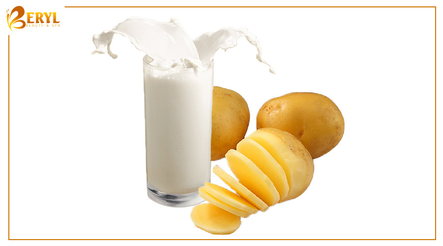Khoai tây là mặt nạ làm trắng da tự nhiên không bắt nắng Khoai tây là mặt nạ làm trắng da tự nhiên không bắt nắng