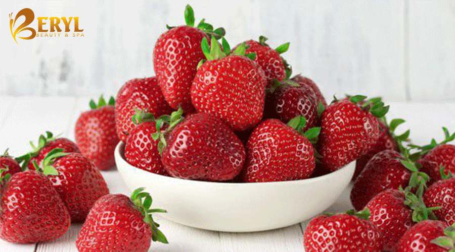 Trị sẹo thâm ở chân bằng dâu tây Trị sẹo thâm ở chân bằng dâu tây