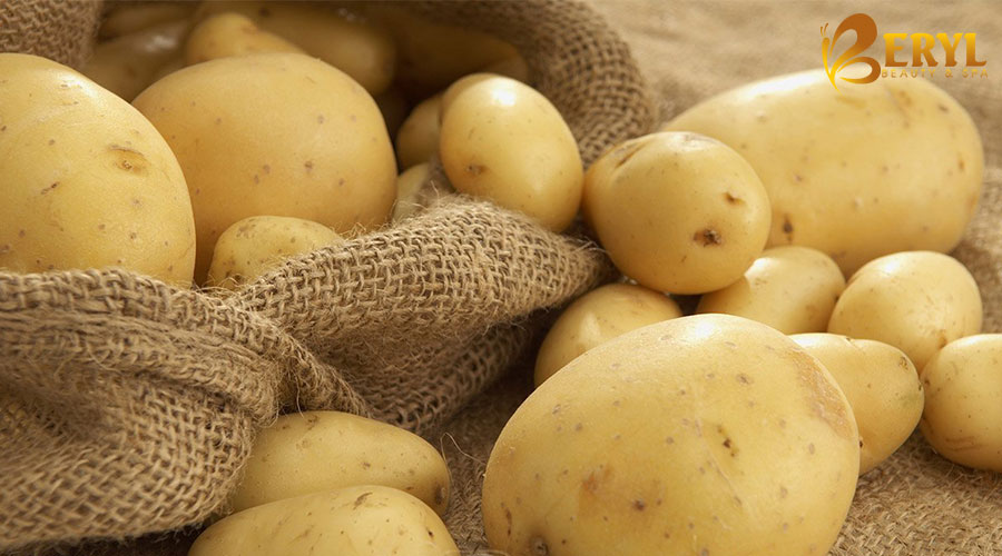 Trị sẹo thâm ở chân bằng khoai tây Trị sẹo thâm ở chân bằng khoai tây