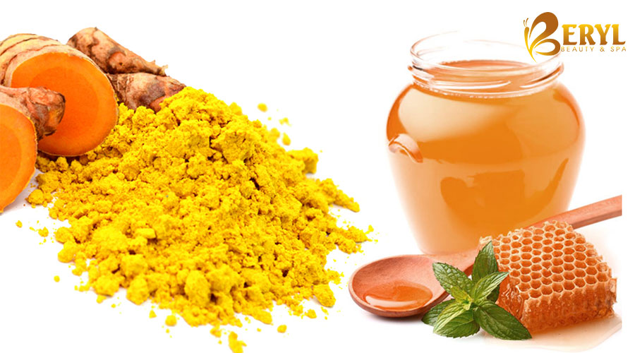 Trị thâm mắt cá chân với mật ong và nghệ Trị thâm mắt cá chân bằng chanh và mật ong
