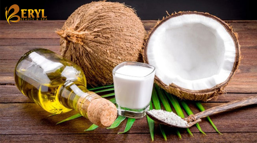 Trị thâm nách sau sinh bằng dầu dừa Trị thâm nách sau sinh bằng dầu dừa