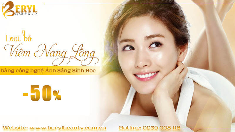 Điều trị viêm nang lông bằng Ánh Sáng Sinh Học tại Beryl Beauty. Điều trị viêm nang lông bằng Ánh Sáng Sinh Học tại Beryl Beauty.