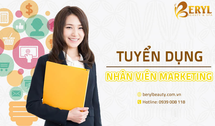 Tuyền dụng nhân viên SEO Marketing tại Beryl Beauty & Spa Tuyền dụng nhân viên SEO Marketing tại Beryl Beauty & Spa