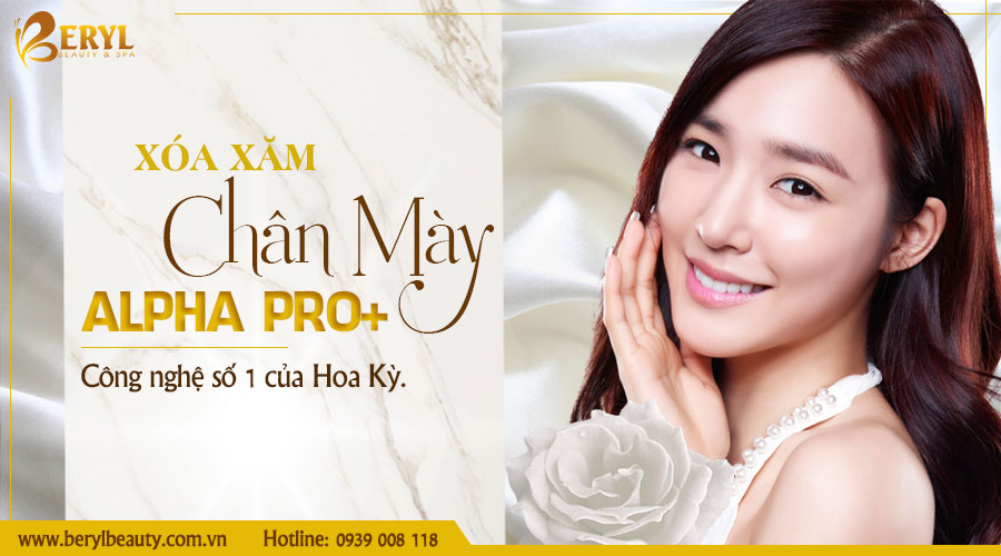 Xóa xăm chân mày bằng công nghệ Laser Alpha Pro+ tại Beryl Beauty Xóa xăm chân mày bằng công nghệ Laser Alpha Pro+ tại Beryl Beauty