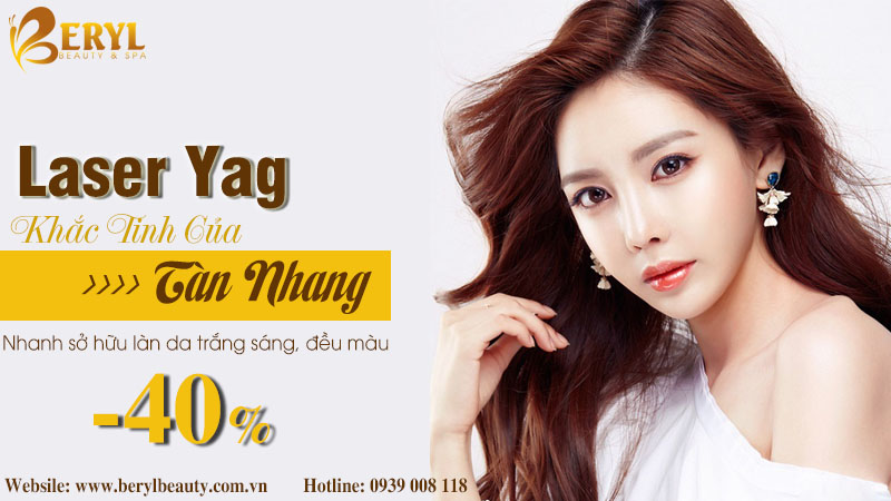 Điều trị tàn nhang bằng công nghệ Laser yag tại Beryl Beauty & Spa Điều trị tàn nhang bằng công nghệ Laser yag tại Beryl Beauty & Spa