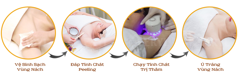 Quy trình điều trị thâm nách, mông và bẹn bằng công nghệ Peeling tại Beryl Beauty & Spa Quy trình điều trị thâm nách, mông và bẹn bằng công nghệ Peeling tại Beryl Beauty & Spa