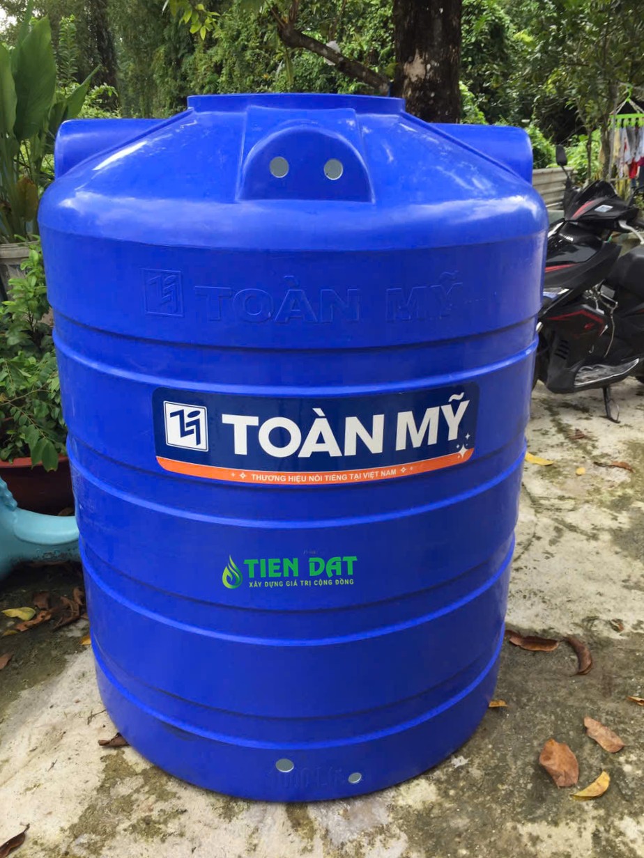 Bồn nhựa Toàn Mỹ dung tích đa dạng, phù hợp cho gia đình xã Châu Pha Bồn nhựa Toàn Mỹ dung tích đa dạng, phù hợp cho gia đình xã Châu Pha