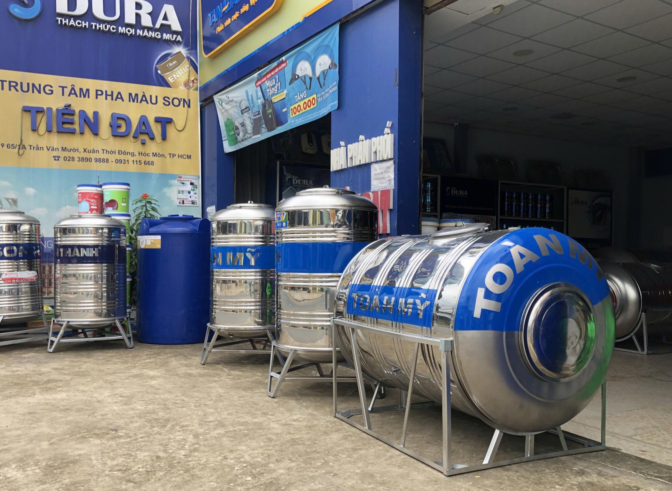 Lắp đặt bồn nước Toàn Mỹ 5000L tại xã Ngãi Giao – Dung tích lớn, giá hợp lý Lắp đặt bồn nước Toàn Mỹ 5000L tại xã Ngãi Giao – Dung tích lớn, giá hợp lý