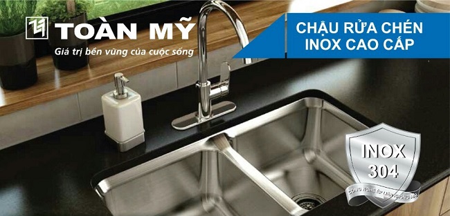 Chậu rửa inox Toàn Mỹ Chậu rửa inox Toàn Mỹ