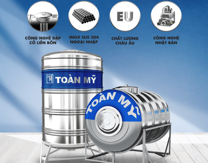 giá bồn inox 500l toàn mỹ giá bồn inox 500l toàn mỹ