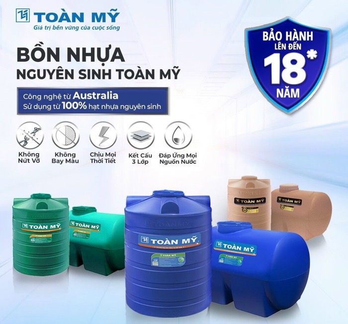 Bồn nhựa Toàn Mỹ Bồn nhựa Toàn Mỹ