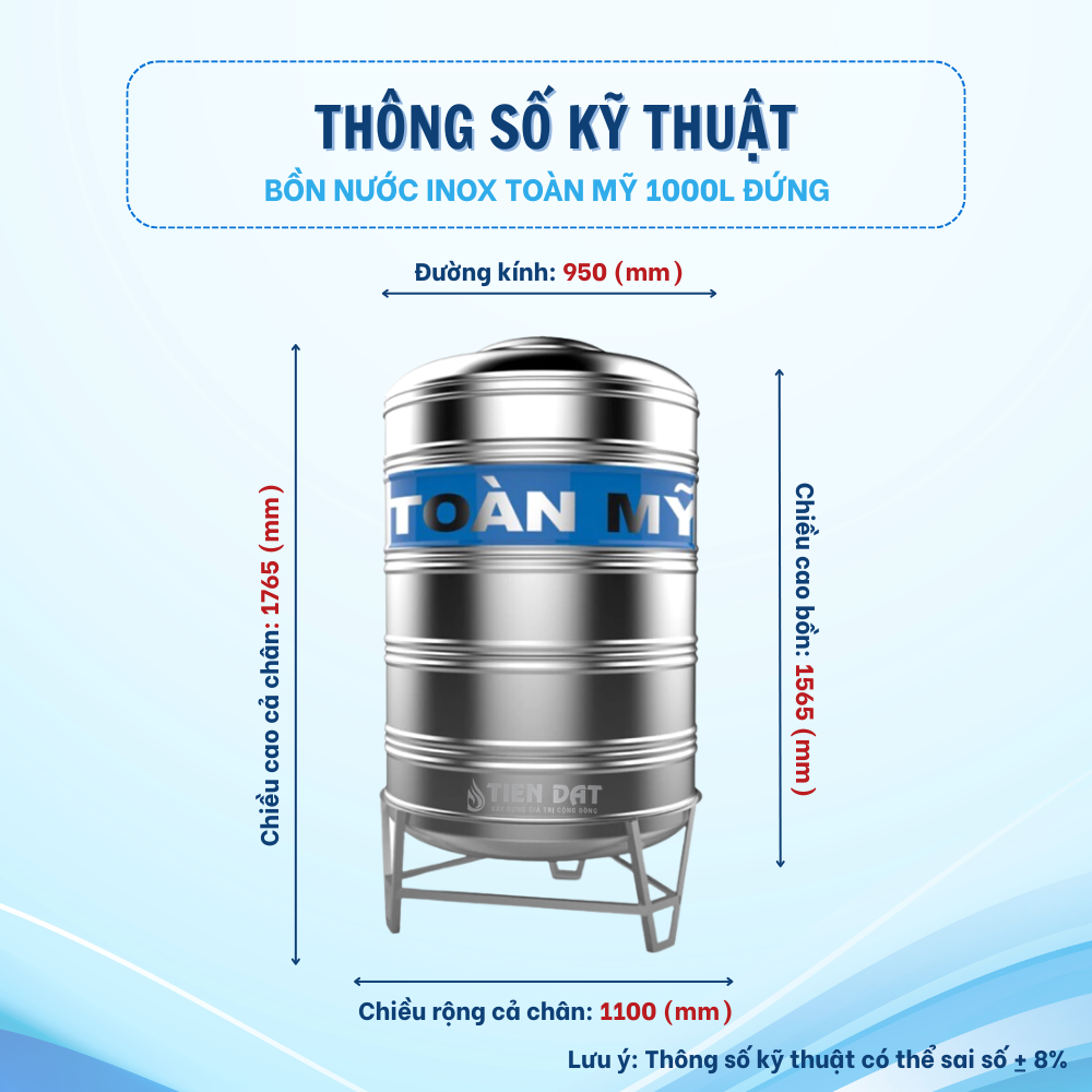 Video review bồn inox Toàn Mỹ 1000L Video review bồn inox Toàn Mỹ 1000L