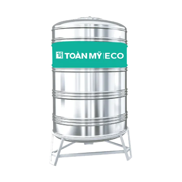 Bồn inox Toàn Mỹ Eco 4000L đứng - 1420mm