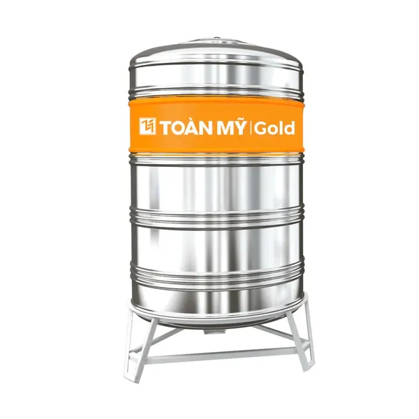 Bồn inox Toàn Mỹ Gold 4000L đứng